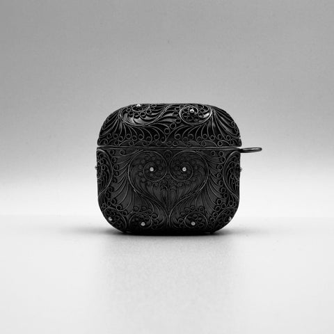 Silver Case for AirPods 4 (Mark 1)