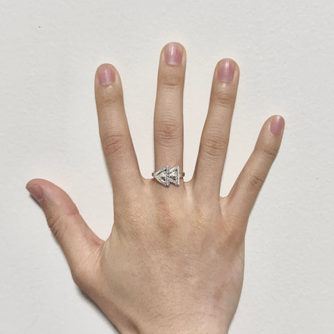 Ring “Twin Scroll”