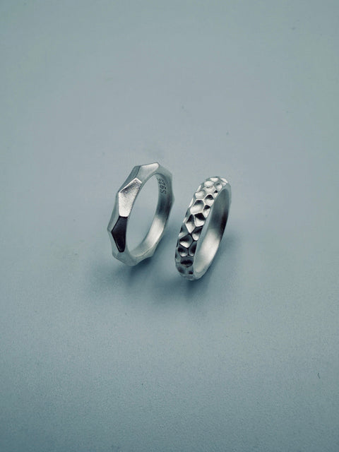 リング2種“Polygon Infinity / Crater Zero”を発売します