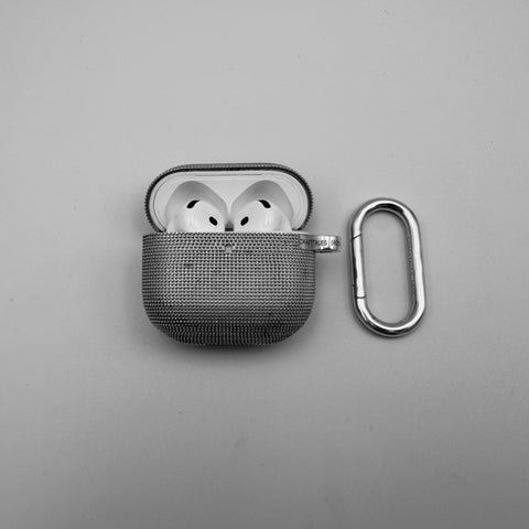 Silver Case for AirPods 4 (Mark 3)