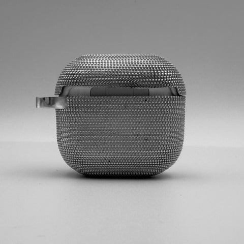 Silver Case for AirPods 4 (Mark 3)